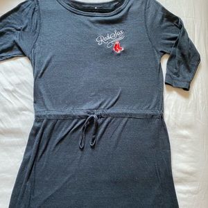 Red Sox cotton drawstring dress